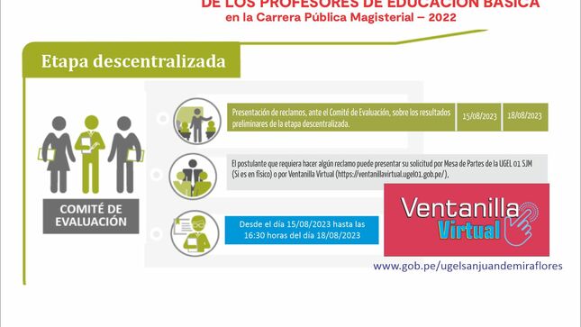 Concurso Público para el Ascenso de Escala Magisterial de los Profesores de Educación Básica en la Carrera Pública Magisterial 2022