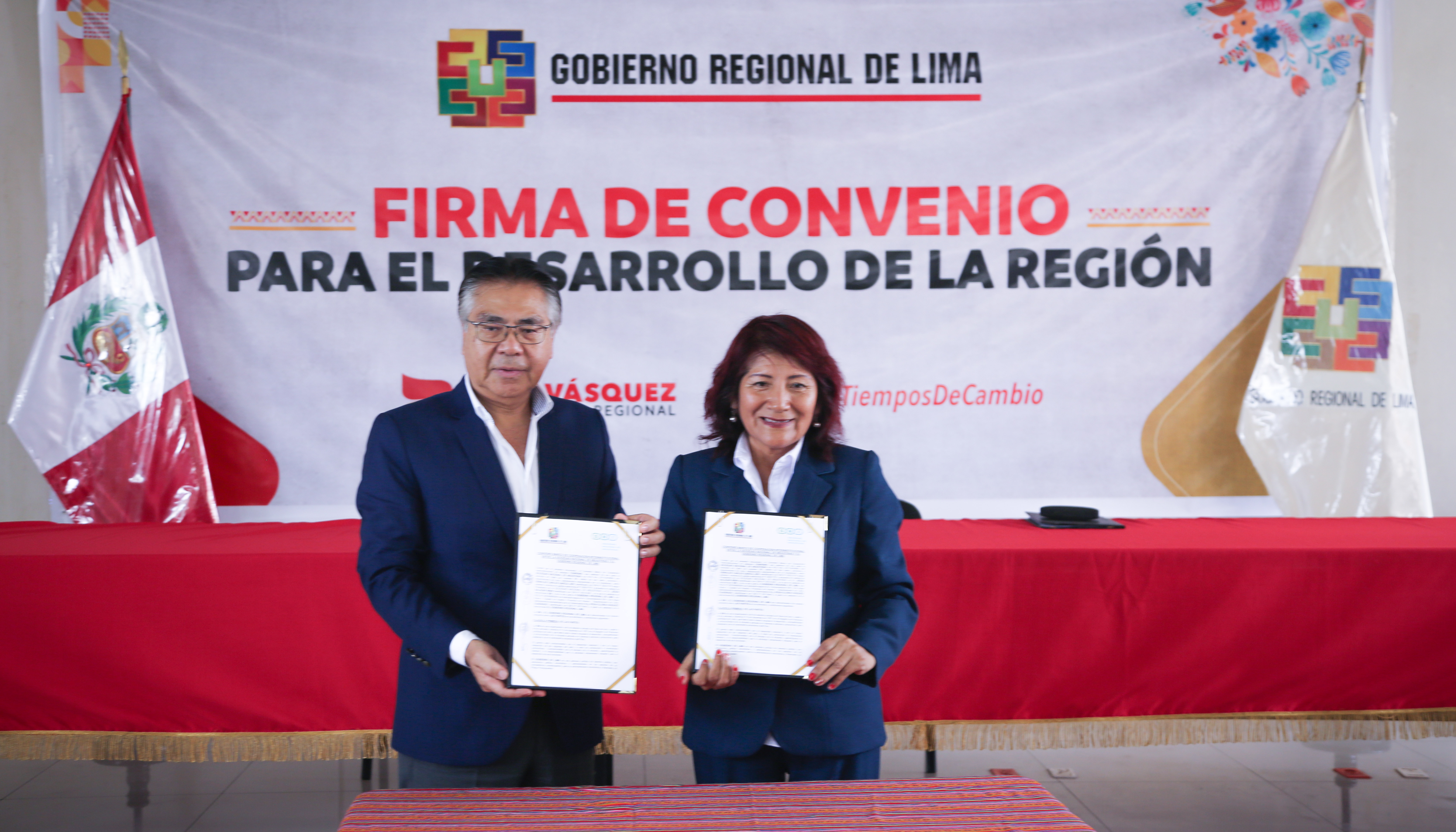 Gore Lima y SNI firman convenio de cooperación para impulsar la inversión productiva