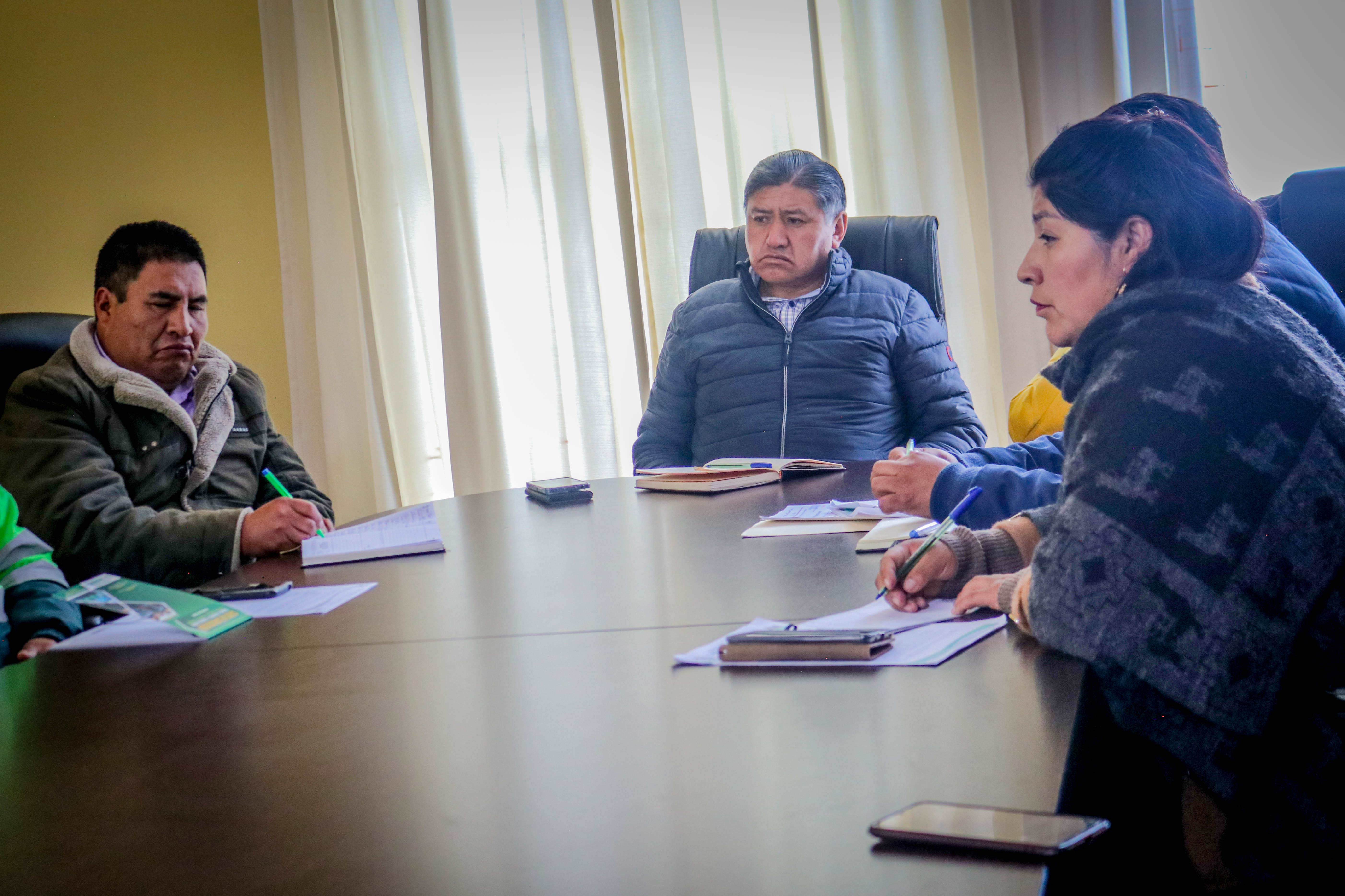 Reunión de transportistas