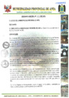 Vista preliminar de documento Ordenanza Municipal N°20-2012-MPA