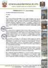 Vista preliminar de documento Ordenanza Municipal N°30-2012-CM-MPA/SG