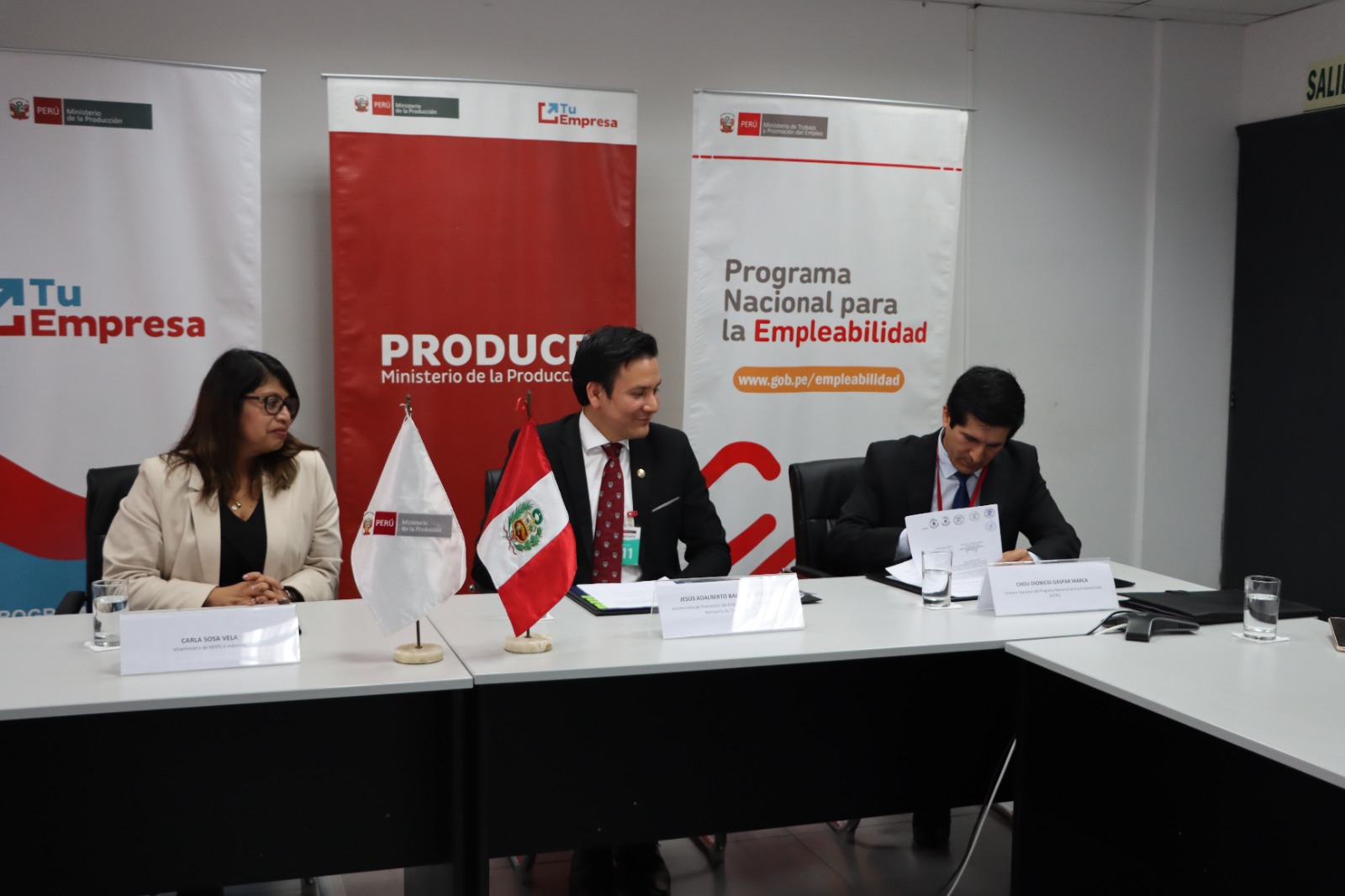 Convenio MTPE y Produce