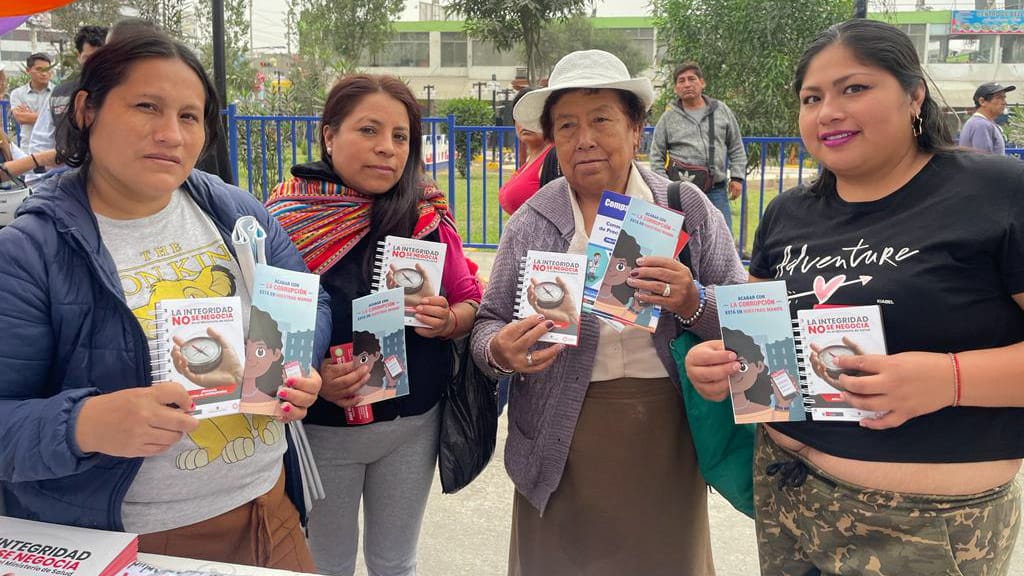 Ate cerca de 500 ciudadanos fueron informados sobre la cultura de integridad, transparencia y lucha contra la corrupción