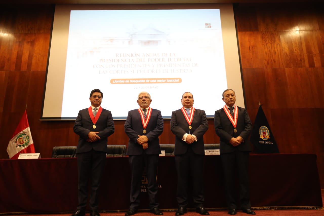 Presidenta de la Corte de Cusco participó en reunión anual 2023 de Presidentes de las Cortes Superiores de Justicia del país