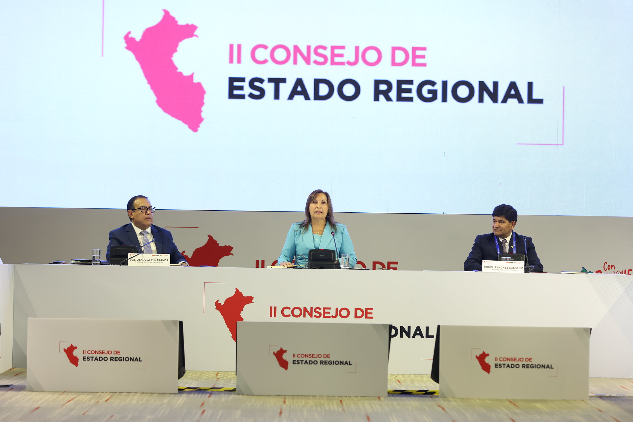 Presidenta Dina Boluarte inaugura II Consejo de Estado Regional.