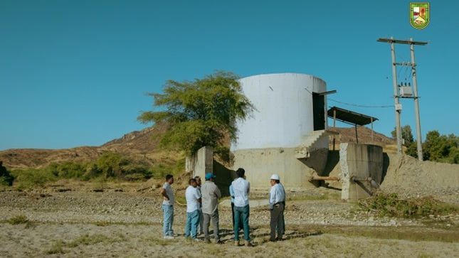 Coordinan mejora de pozo de agua en Quebrada Fernández