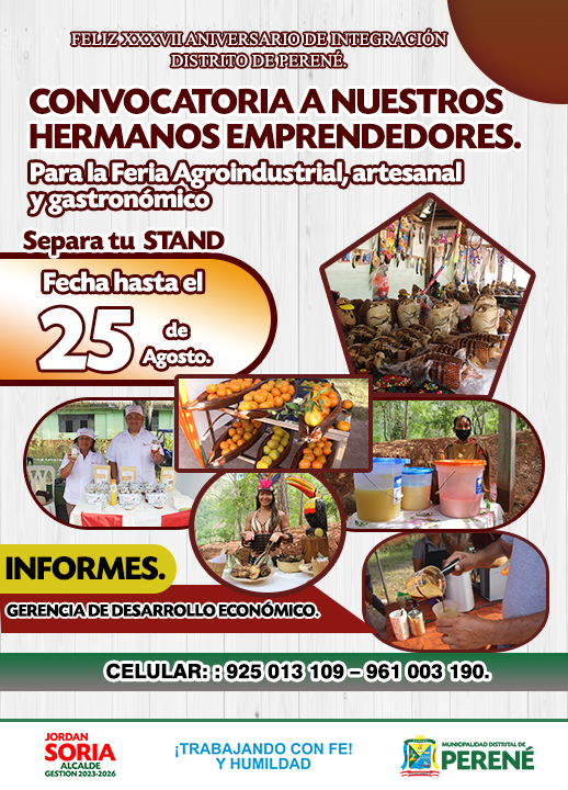 Combocatoria a nuestros hermanos emprendedores ANIVERSARIO