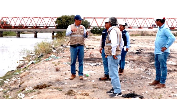 GORE Piura descolmatará drenes Sechura y 1308 para beneficiar a más de 85 mil usuarios