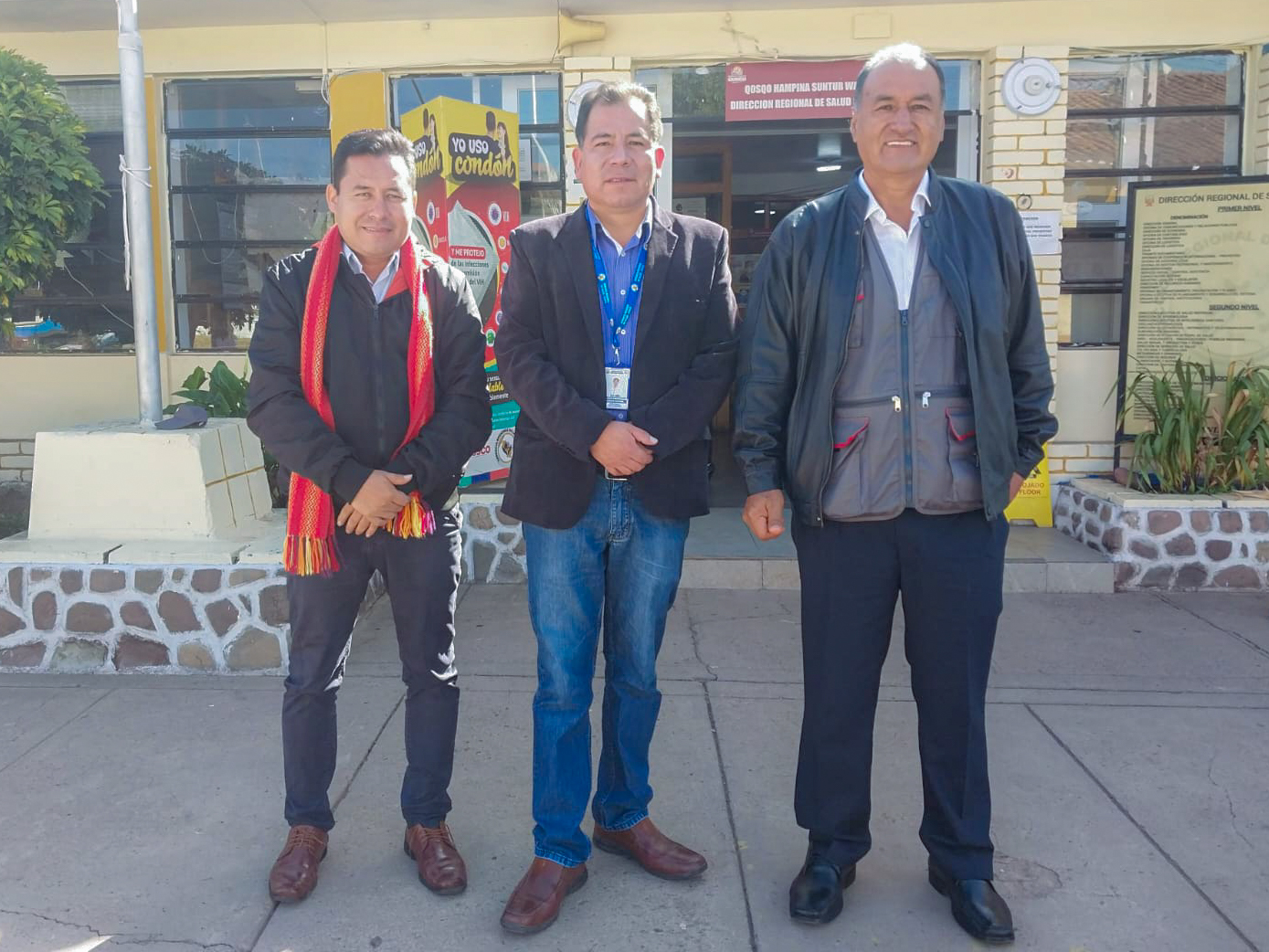reunión con el titular de la Gerencia Regional de Salud de Cusco