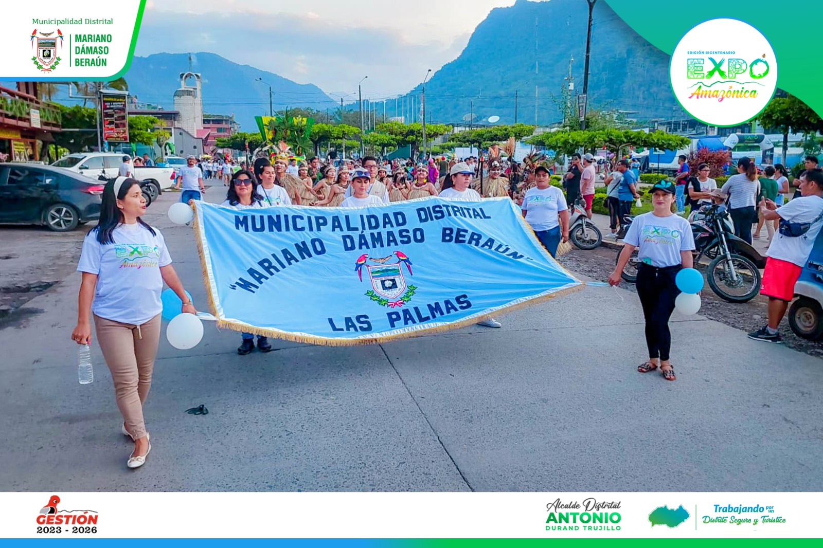 En pasacalle multitudinario en Tingo María