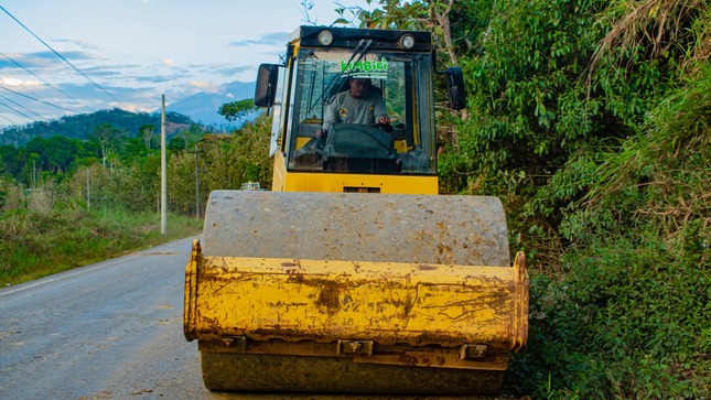 Se viene realizando estos trabajos en diferentes carreteras y caminos vecinales