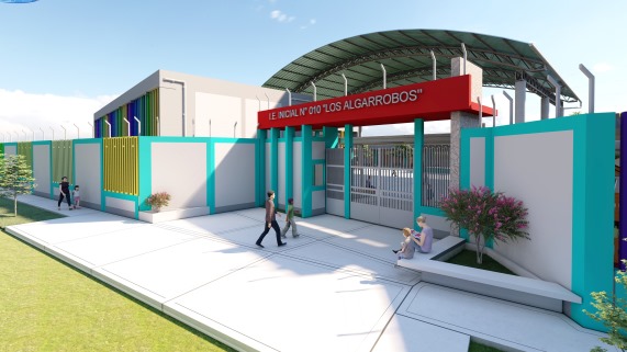 Gobierno Regional construye colegio en Los Algarrobos por más de S/7 millones