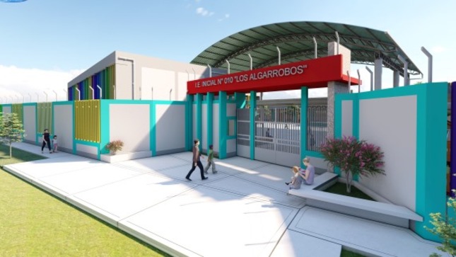 Gobierno Regional construye colegio en Los Algarrobos por más de S/7 millones
