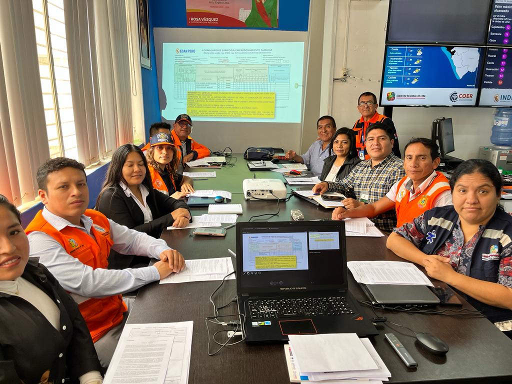 MPH participó en reunión del COEN para reforzar la ficha de reporte de desastres y hacer más eficiente la atención a la población