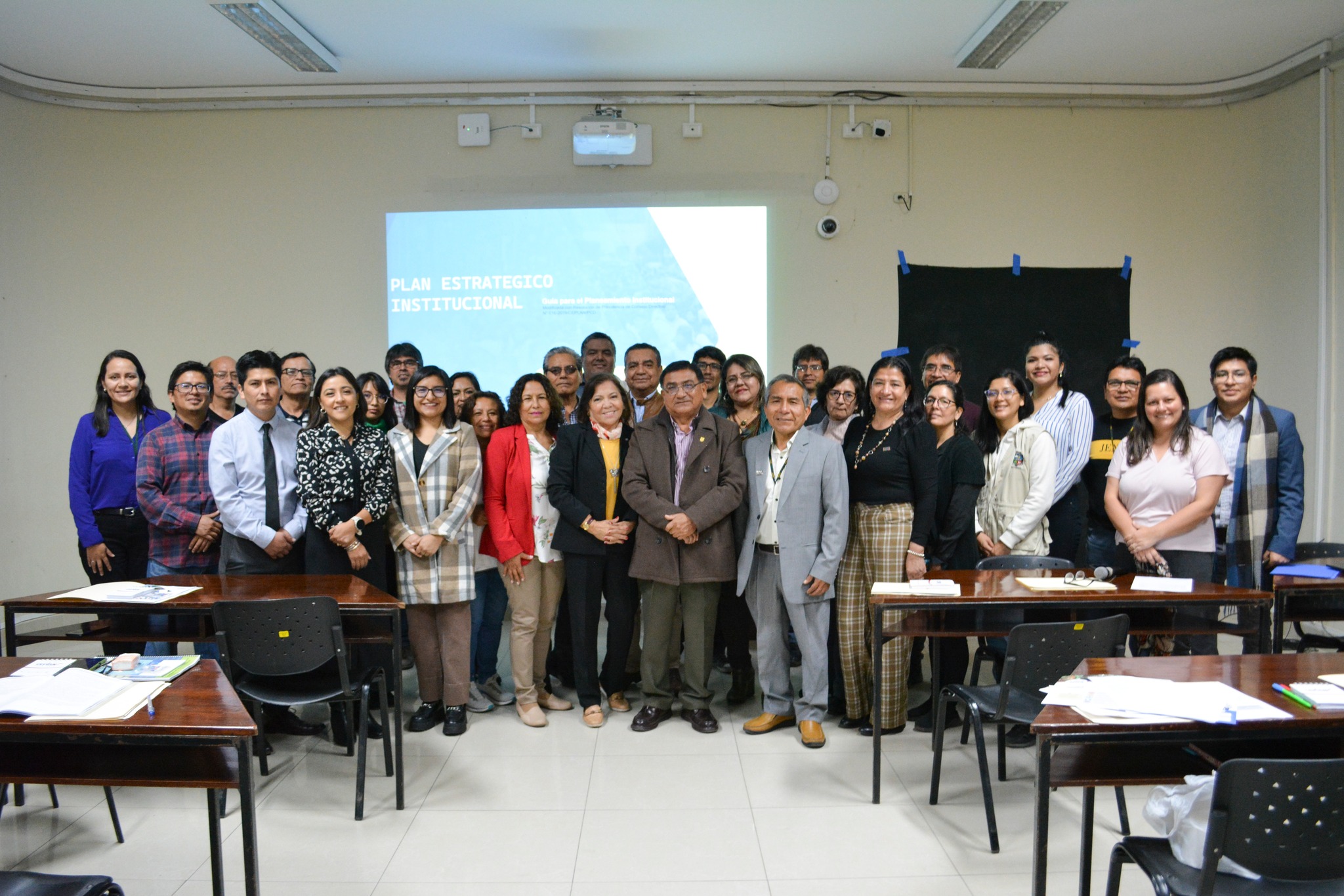 Participantes en taller Elaboración del Plan Estratégico Institucional 2024-2030 de la UNALM