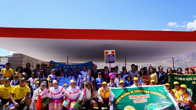 Mininter inaugura nuevo Barrio Seguro “Divino Niño Jesús” en Húanuco