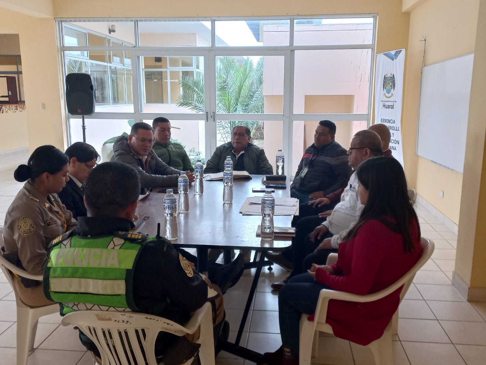 Municipalidad provincial coordina acciones con la fiscalía y policía para abordar los desafíos del Transporte y la Seguridad Vial