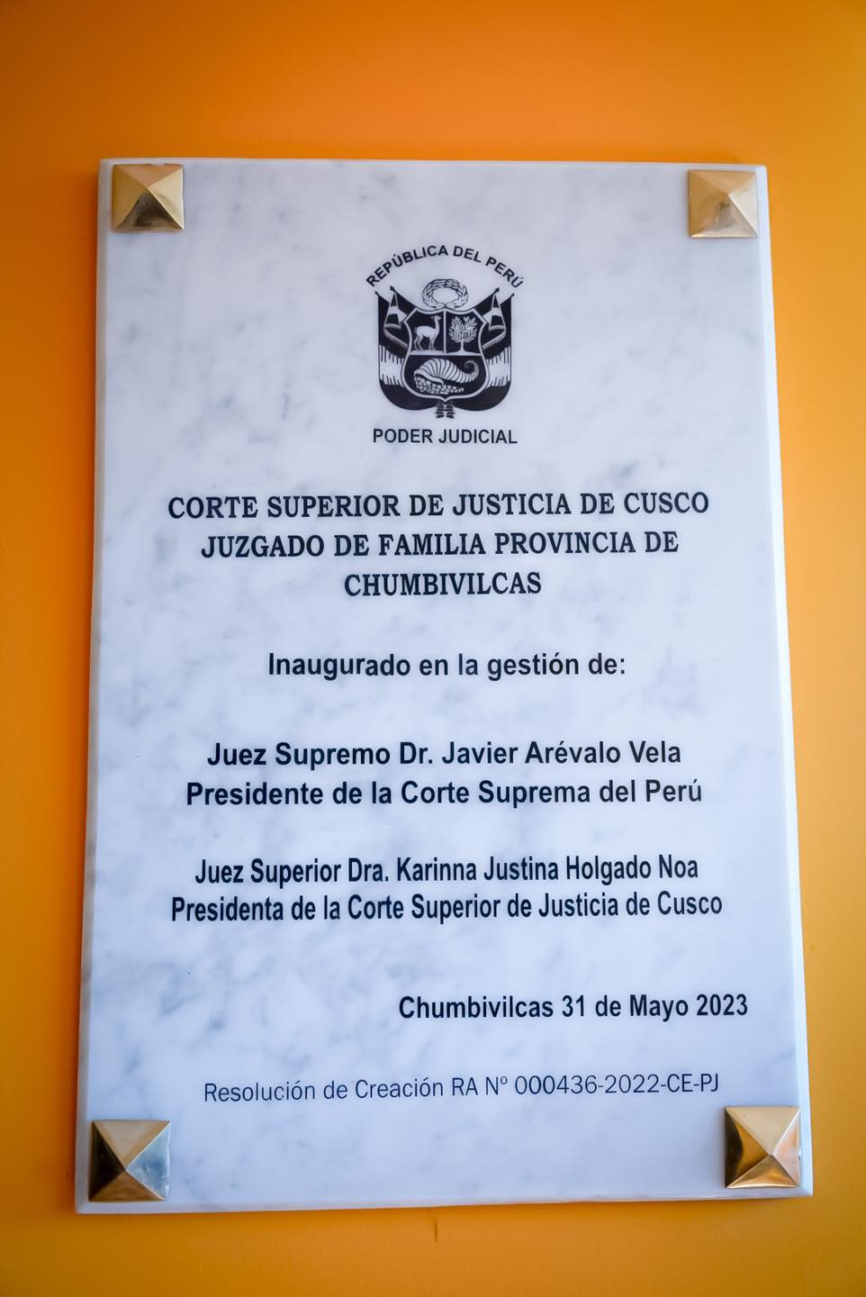 Corte Superior de Justicia de Cusco inauguró Juzgado de Familia de la Provincia de Chumbivilcas