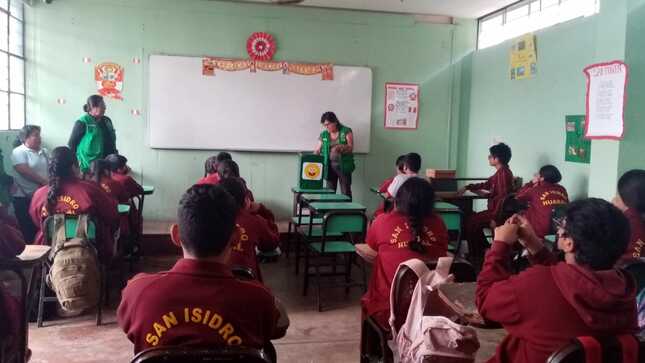 MPH realizó charla para que escolares del Colegio "San Isidro" se conviertan en agentes del cambio ambiental 