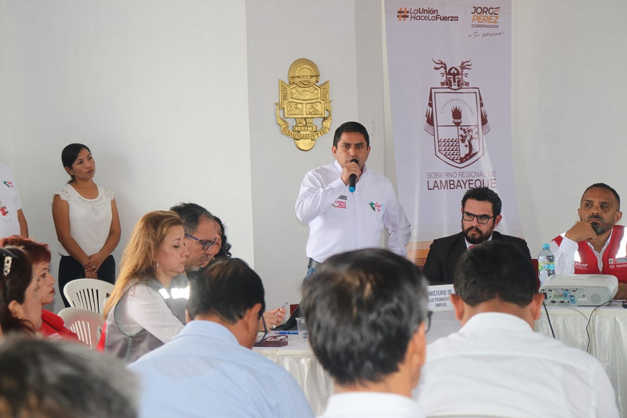Llamkasun Perú firma acuerdos para financiar actividades de intervención inmediata en distritos de Lambayeque