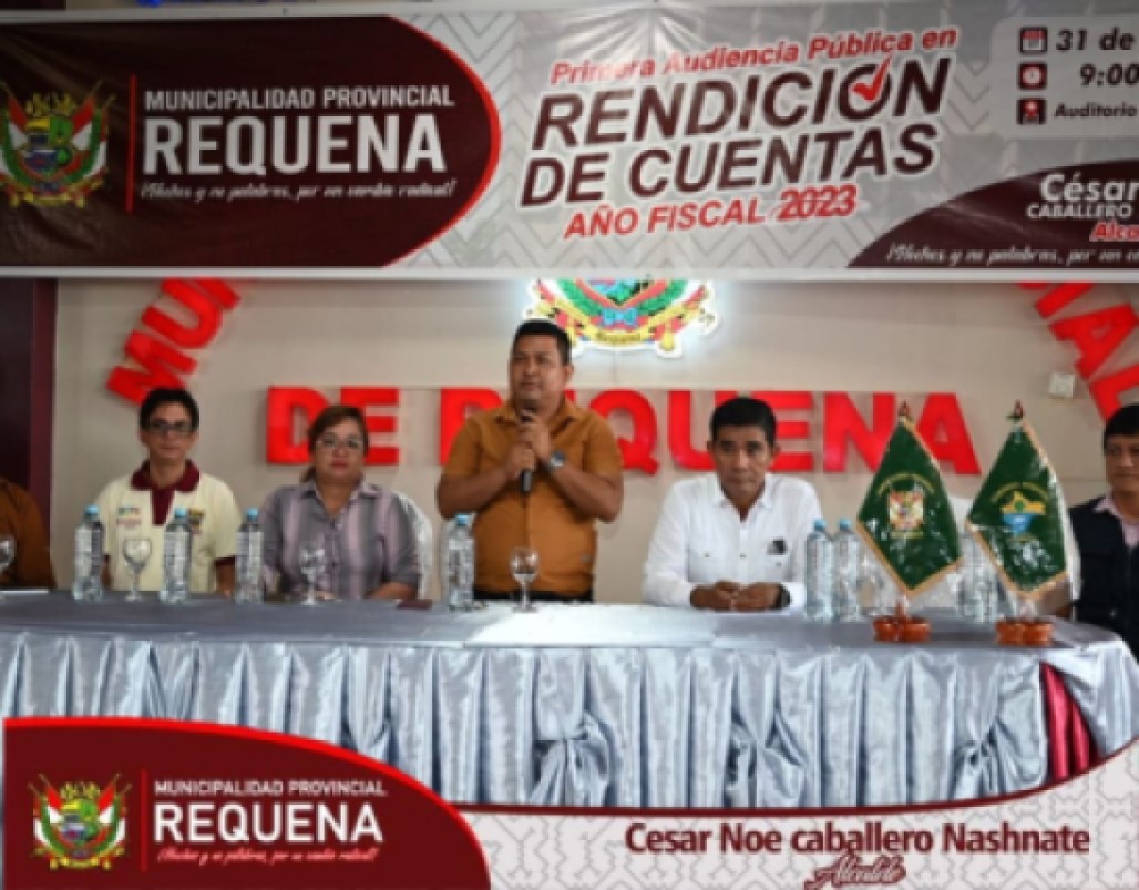 La Municipalidad Provincial de Requena realizó exitosamente su primera audiencia pública en rendición de cuentas correspondiente al año fiscal 2023.