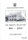 Vista preliminar de documento Informe de Plan Operativo Institucional Año Fiscal 2013