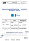 Vista preliminar de documento Plan anual de seguridad y salud en el trabajo 2023
