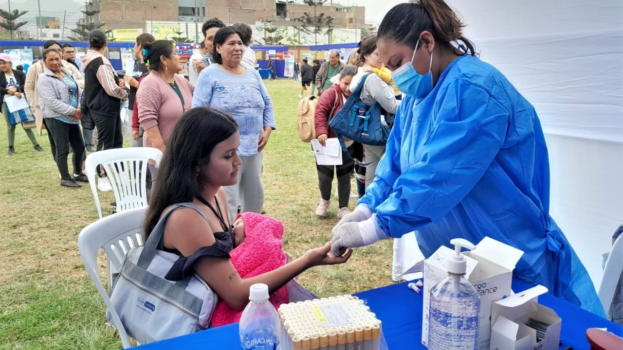Diris Lima este realizó megaferia de la salud en Santa Anita