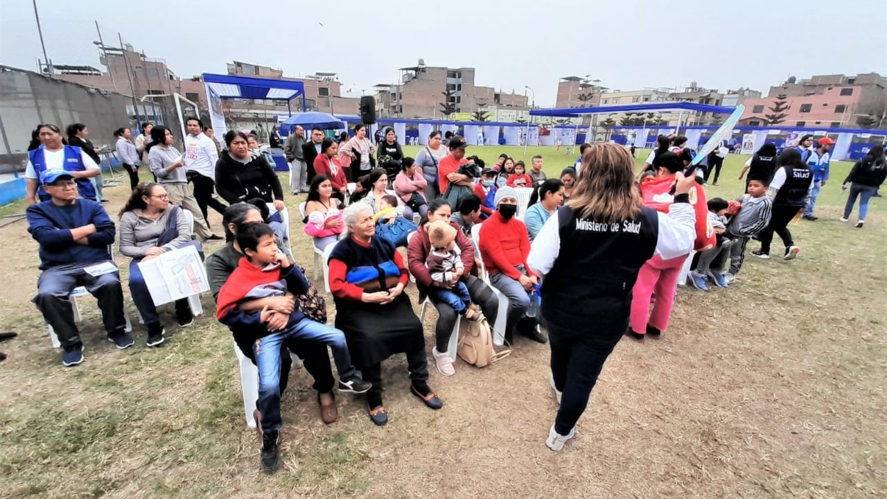 Diris Lima este realizó megaferia de la salud en Santa Anita