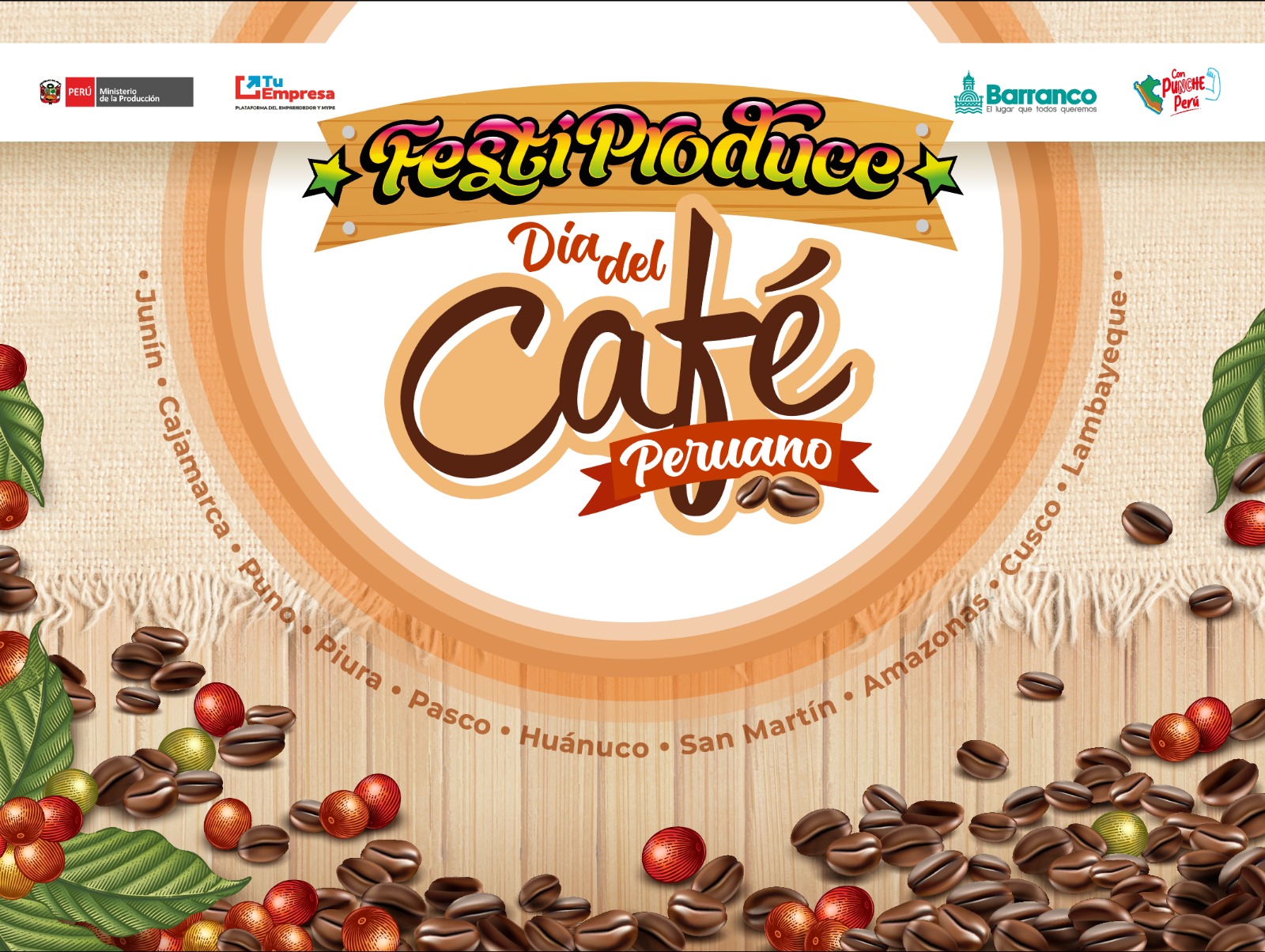 Ministerio de la Producción organizará FestiProduce por el Día del Café Peruano del 24 al 27 de agosto