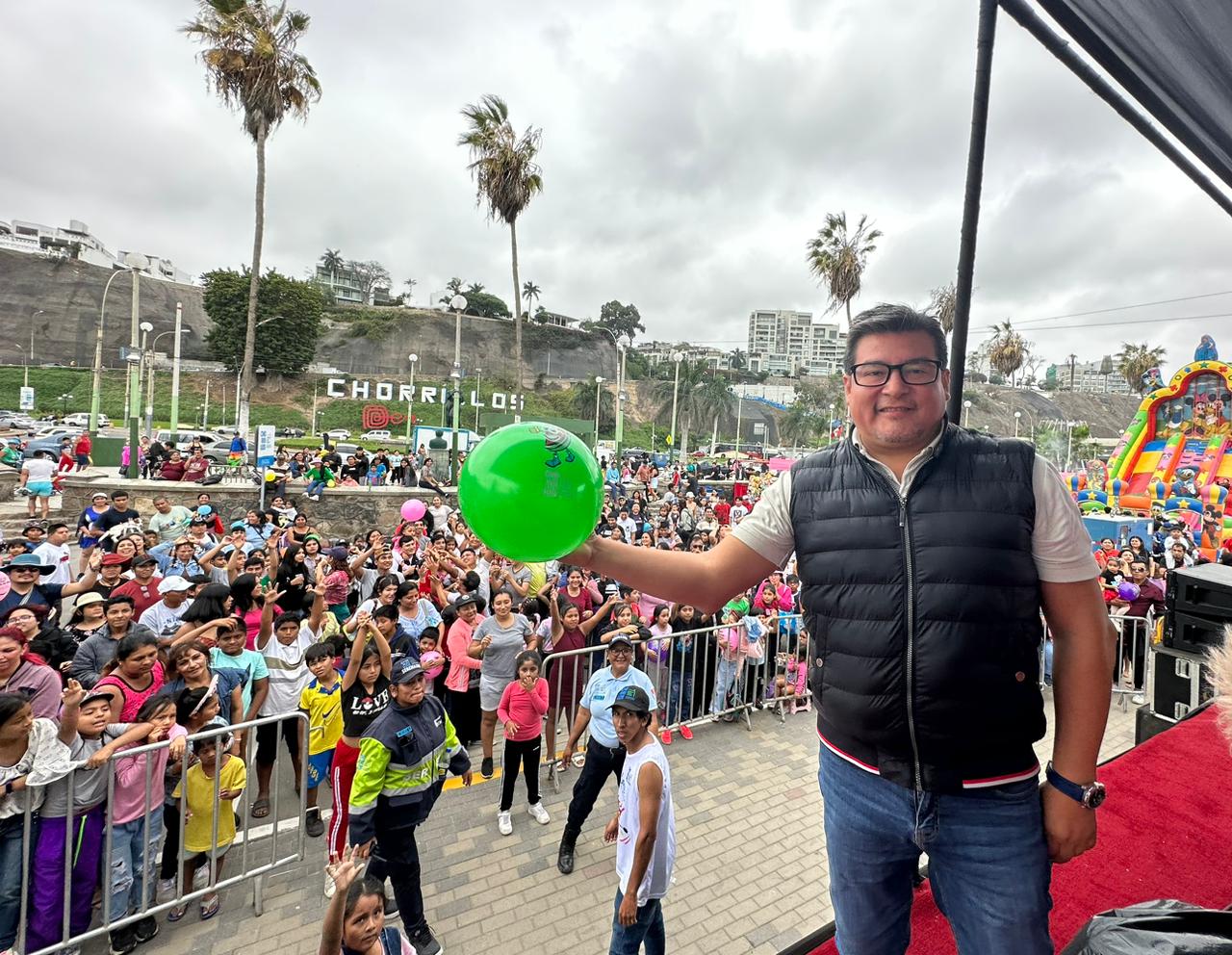 Teniente Alcalde de Chorrillos, Richard Cortéz participó de las celebraciones