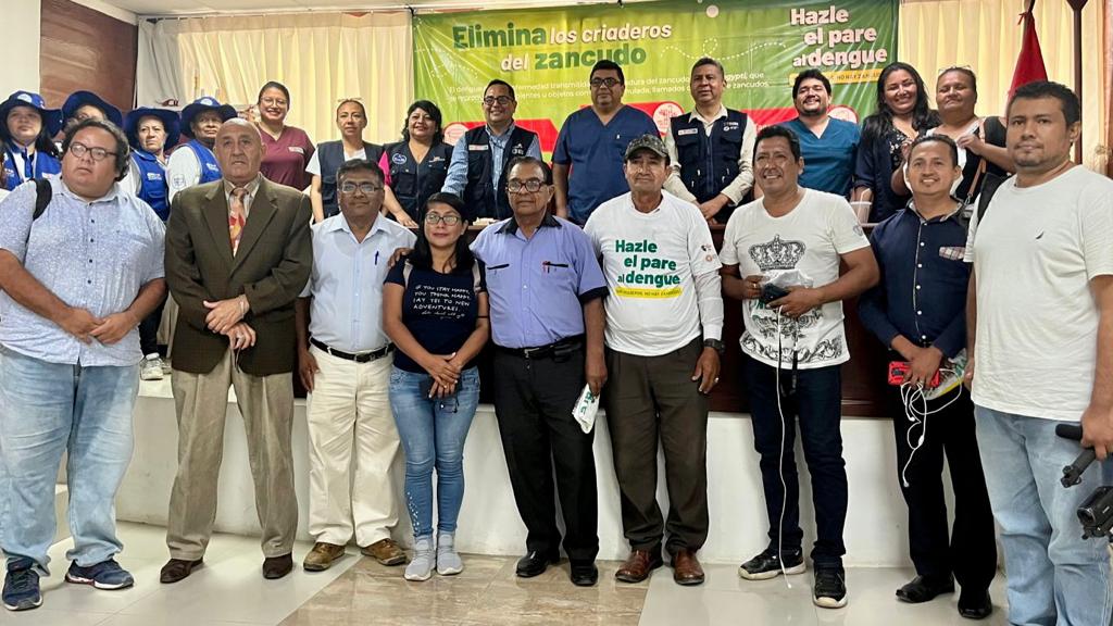 Tumbes: conforman red de periodistas y comunicadores para la prevención del dengue