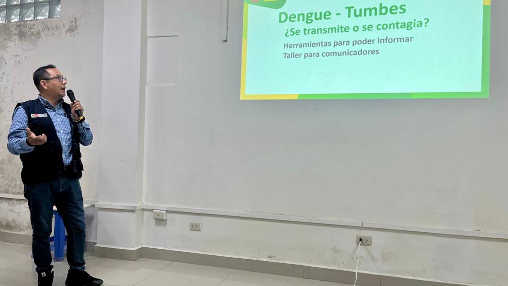 Tumbes: conforman red de periodistas y comunicadores para la prevención del dengue