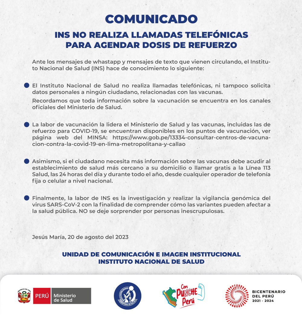 foto del comunicado
