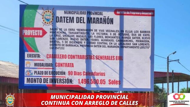 MUNICIPALIDAD PROVINCIAL DATEM EL MARAÑON