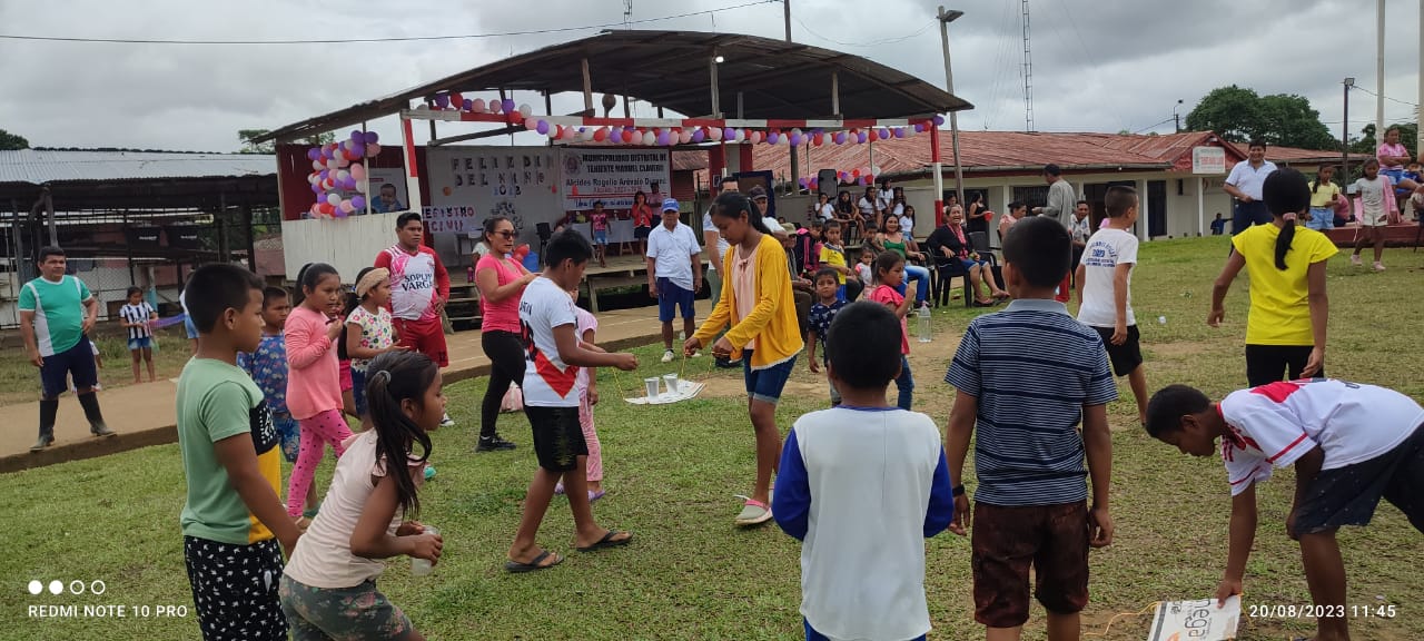 Día del Niño en el Distrito de Teniente Manuel Clavero.