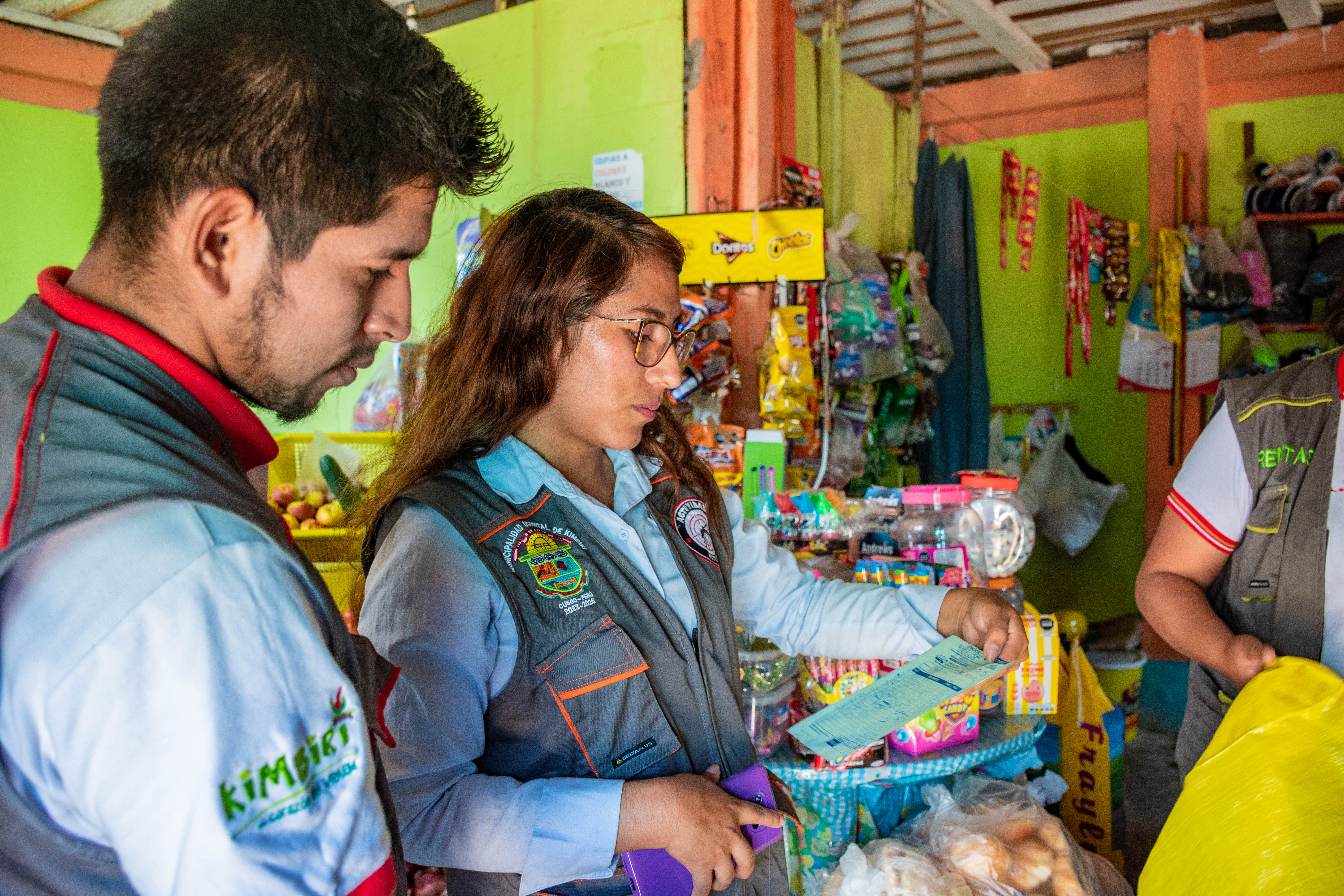 Operativo preventivo a establecimientos comerciales del centro poblado de Progreso