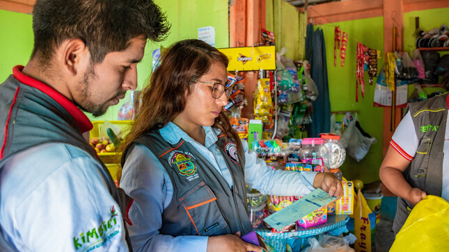 Operativo preventivo a establecimientos comerciales del centro poblado de Progreso