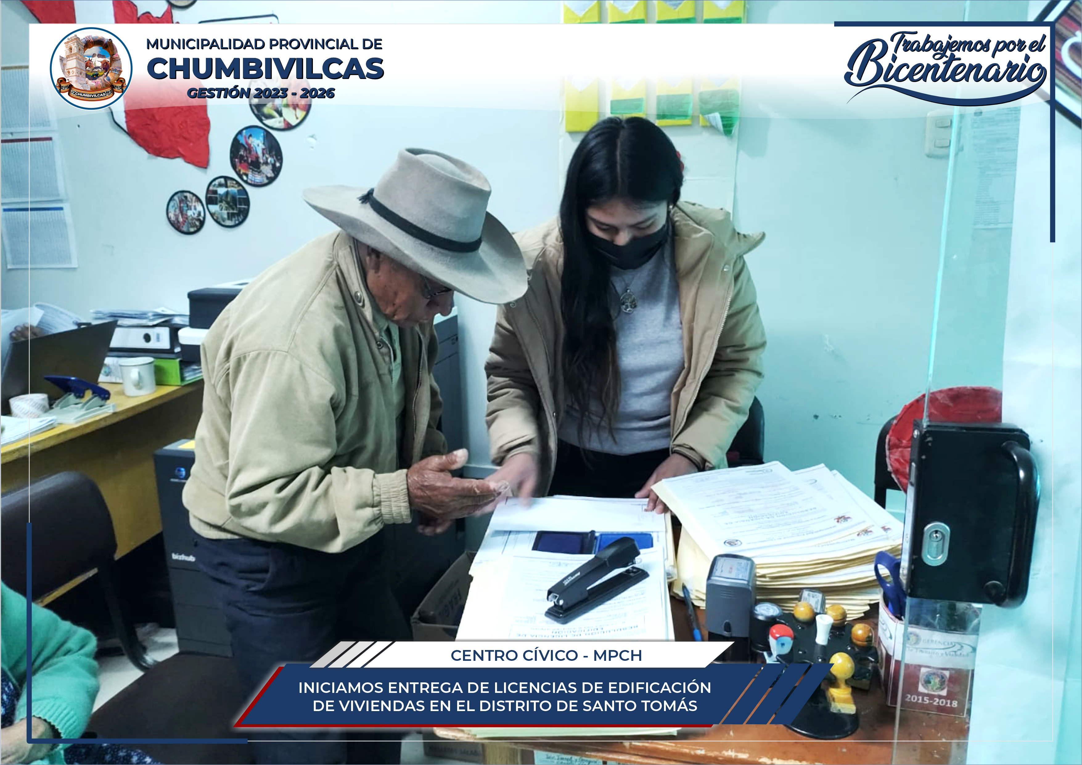 Municipalidad de Chumbivilicas inicia entrega de edificación de viviendas en el distrito de Santo Tomás