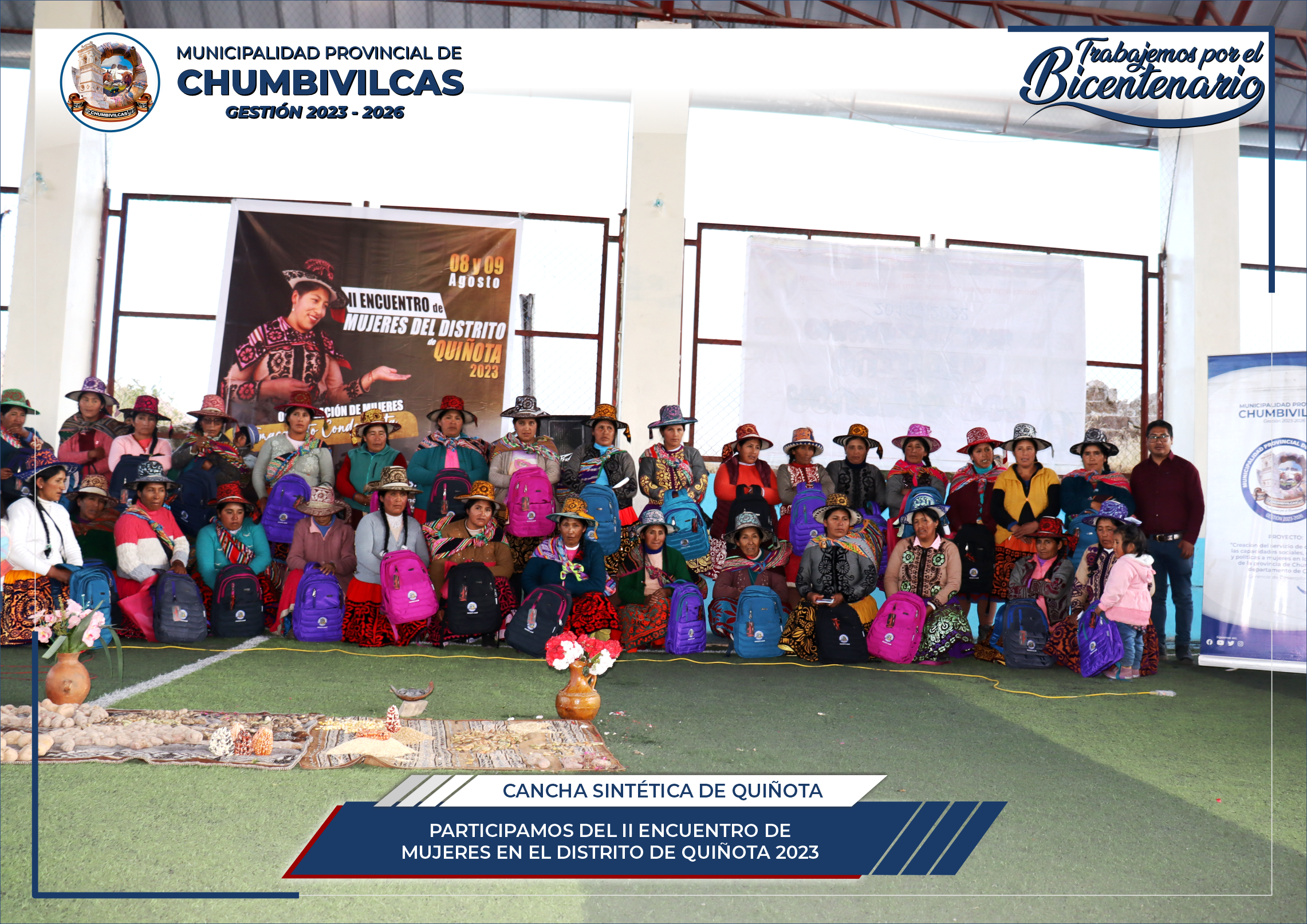 Municipalidad de Chumbivilcas participa de II Encuentro de Mujeres en el Distrito de Quiñota 2023