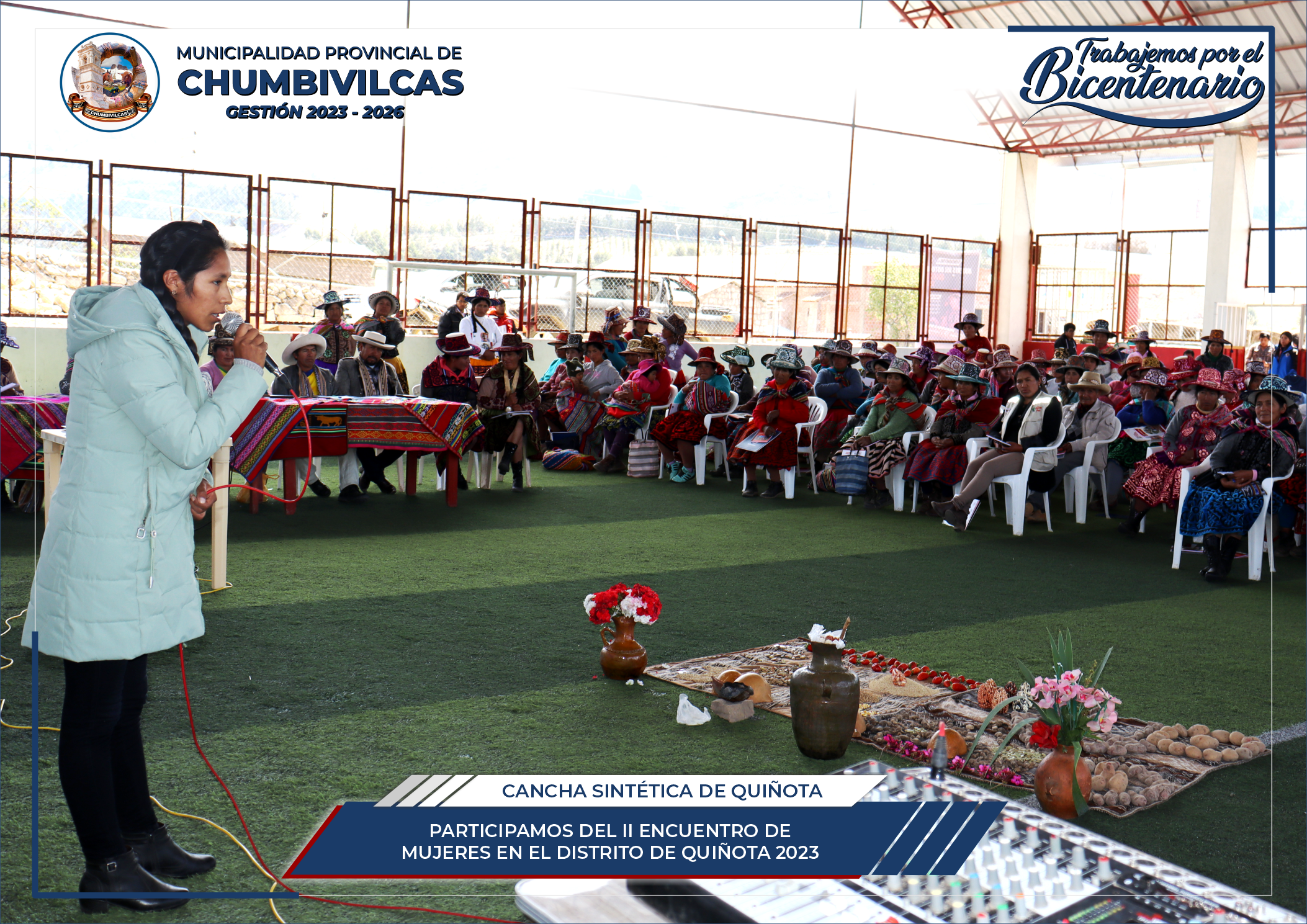 Municipalidad de Chumbivilcas participa de II Encuentro de Mujeres en el Distrito de Quiñota 2023