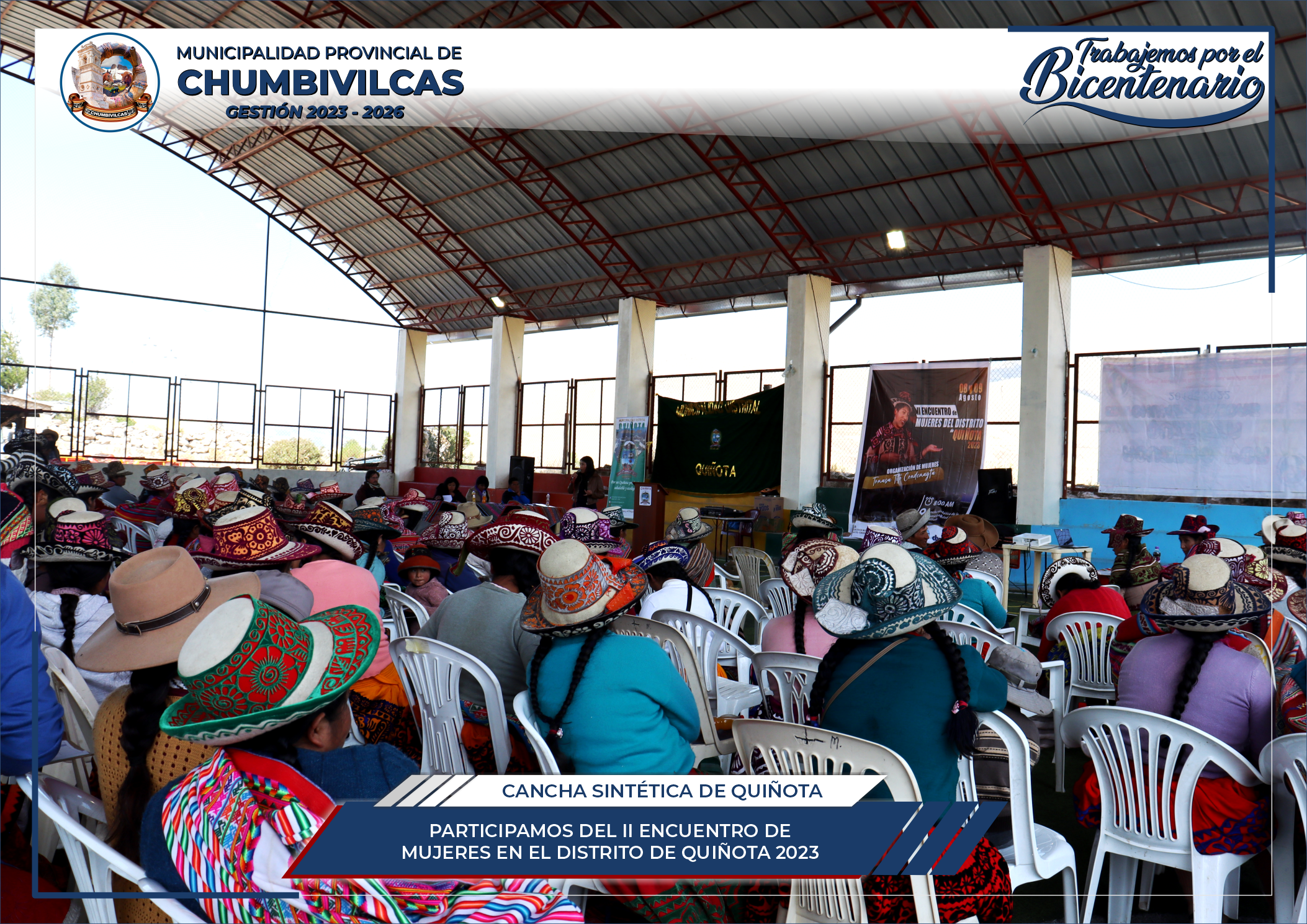 Municipalidad de Chumbivilcas participa de II Encuentro de Mujeres en el Distrito de Quiñota 2023