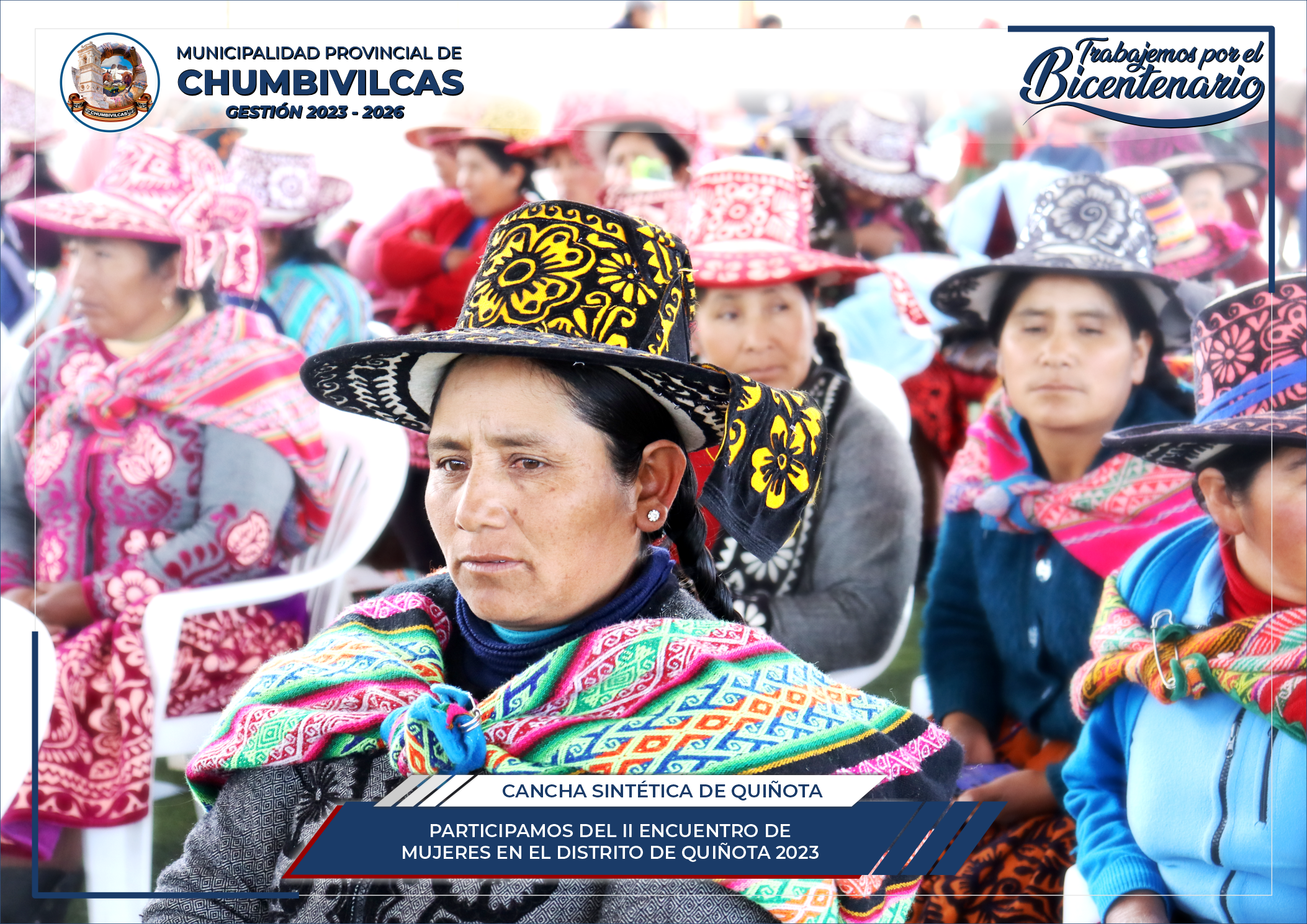 Municipalidad de Chumbivilcas participa de II Encuentro de Mujeres en el Distrito de Quiñota 2023