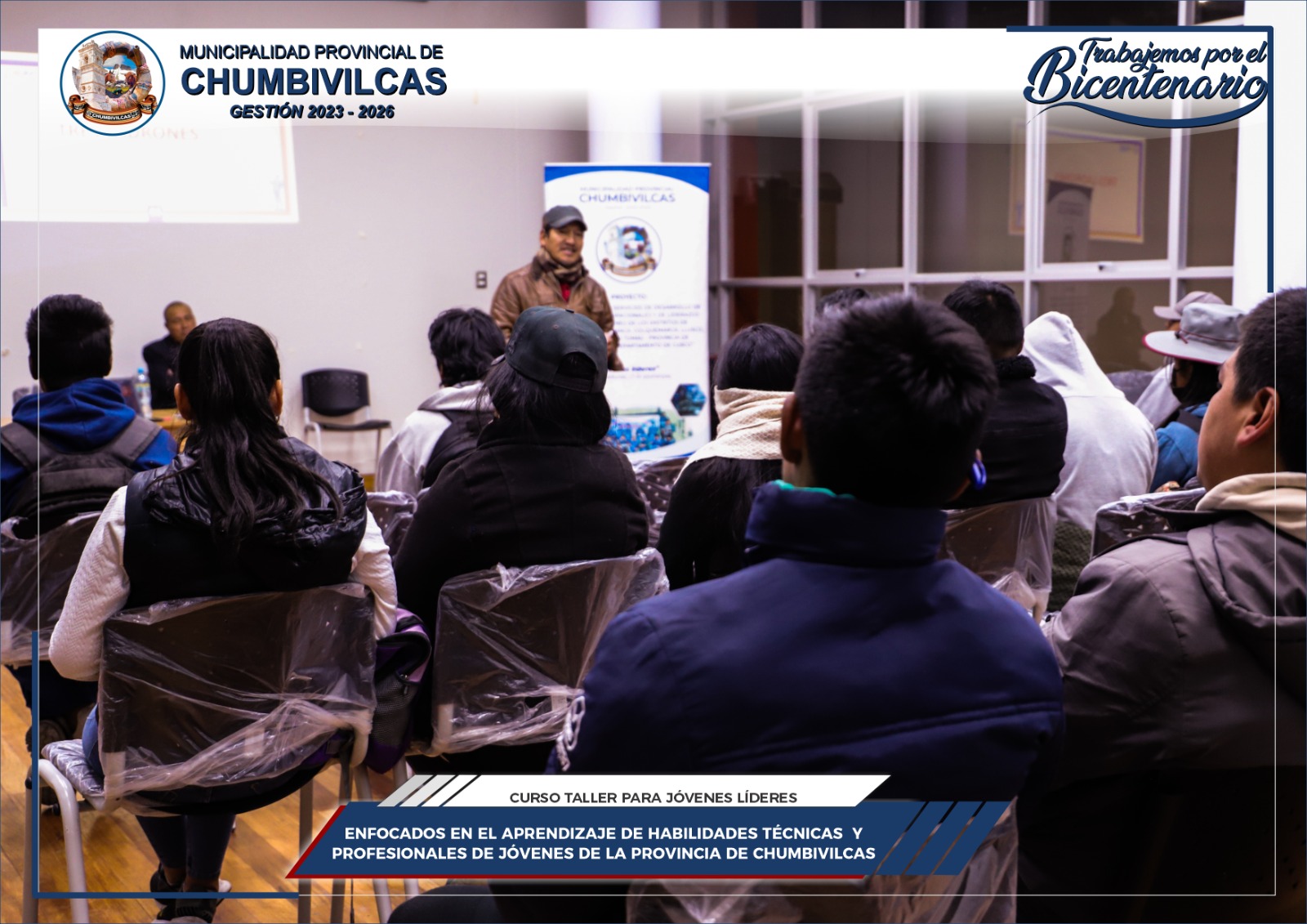 Municipalidad de Chumbivilcas y proyecto "Jóvenes Líderes" inicia dos talleres de habilidades técnicas y socioeconómicas