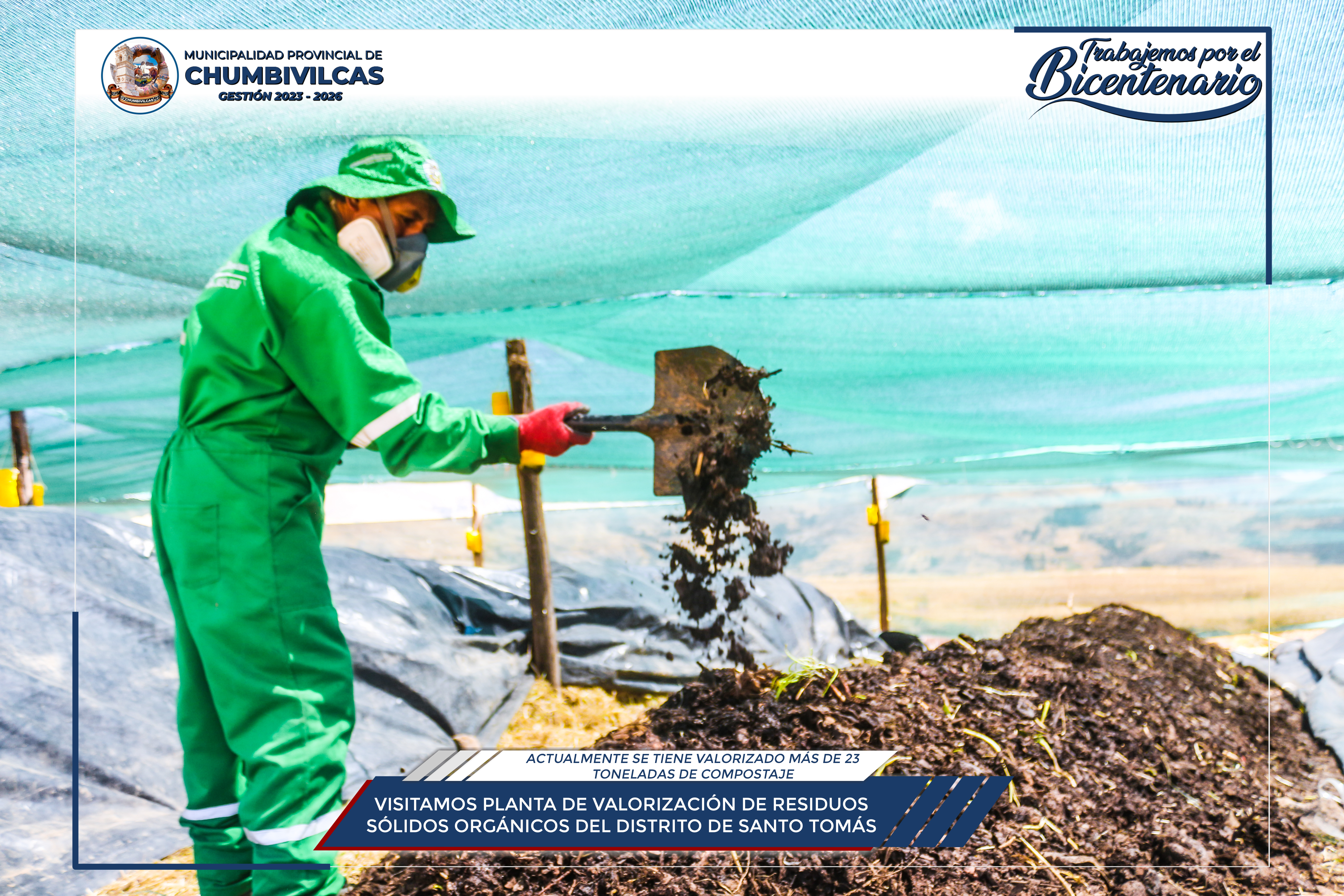 Municipalidad de Chumbivilcas impulsa uso de Planta de Valorización de Residuos Sólidos Orgánicos del distrito de Santo Tomás