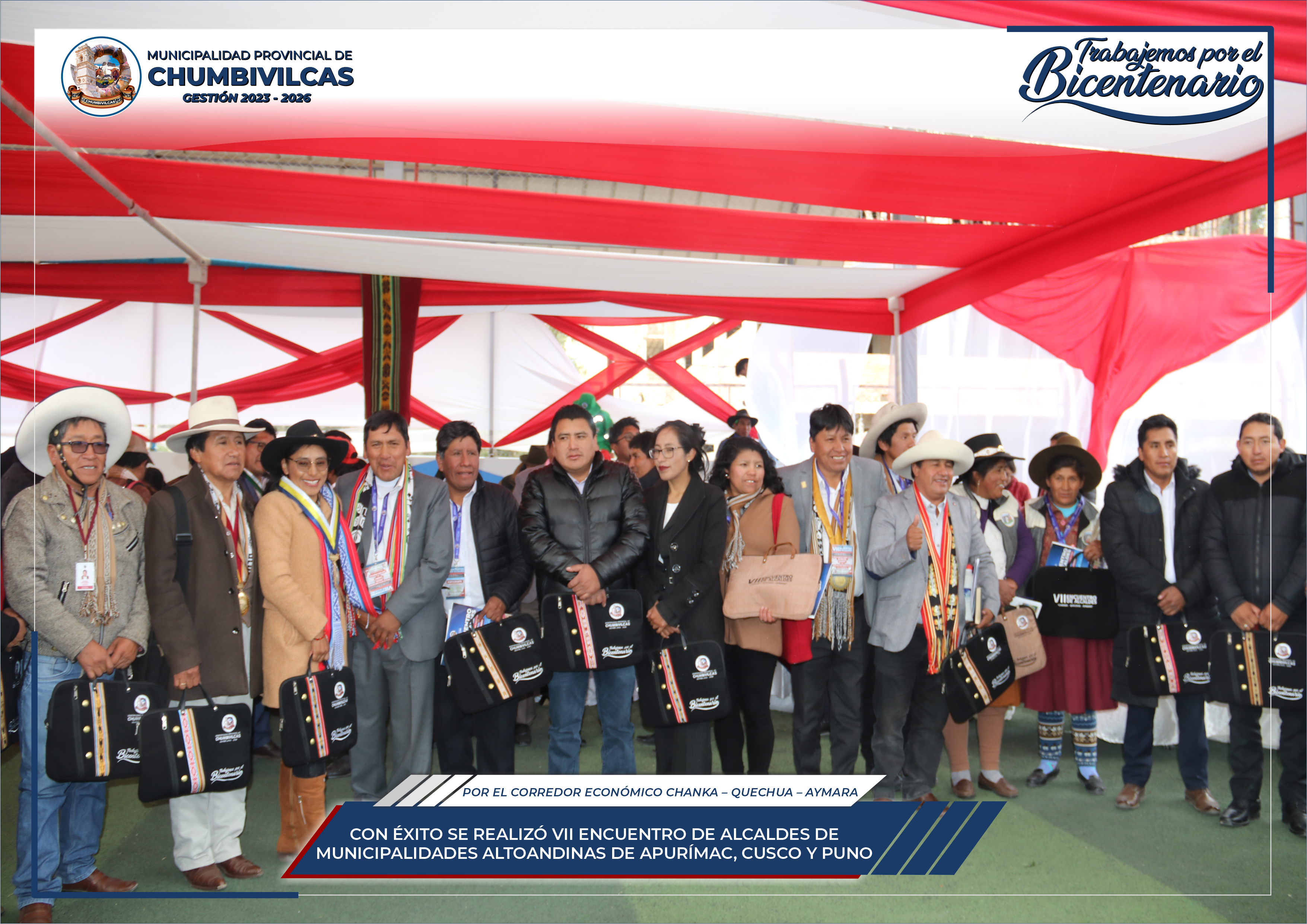 En Chumbivilcas se realiza VII Encuentro de Alcaldes de Municipalidad Altoandinas de Apurímac, Cusco y Puno