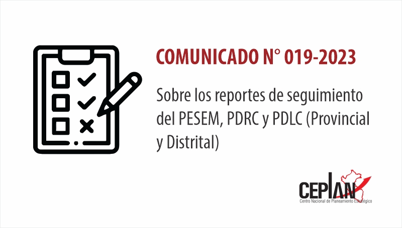 Comunicado 0019-2023 CEPLAN