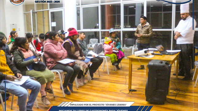 Municipalidad de Chumbivilcas inicia talleres de gastronomía para jóvenes emprendedores de la provincia de Chumbivilcas 