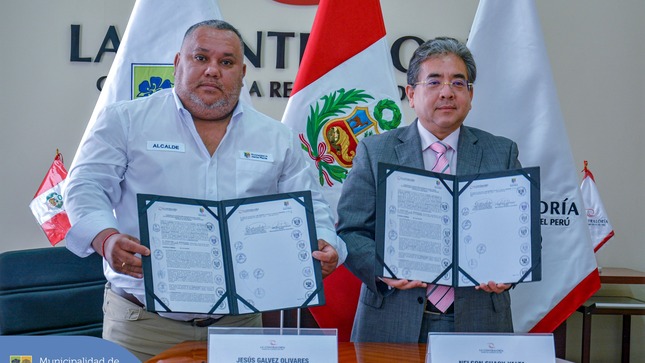 El alcalde de la Municipalidad de Jesús María, Jesús Gálvez Olivares y el Contralor General de la República Nelson Shack Yalta, firmaron un convenio de cooperación interinstitucional 🫱🏻‍🫲🏼, con el objetivo de fortalecer de manera continua la transparencia y  capacidades profesionales de los funcionarios y servidores de la comuna.  🙌🏻
Porque en #JesúsMaríaSomosTodos