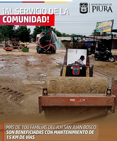 Mejoramiento de calles en el A. H. San Juan Bosco